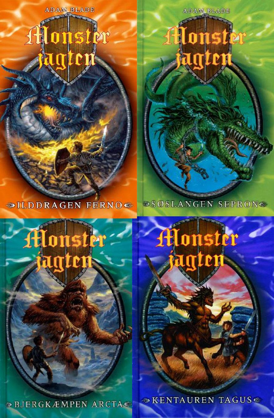 udpluk af titler i monsterjagt serien