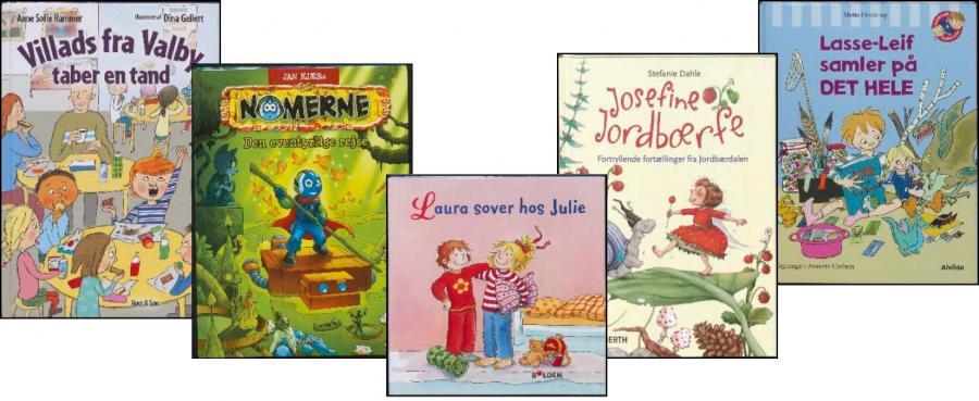 Billedbøger der populære hos de 3 til 6 årige børn