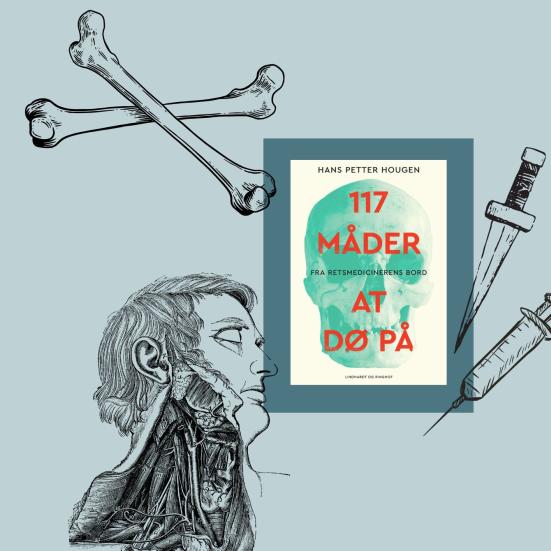 bogforside + våben og knogler