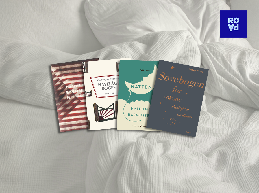 Fire bogforsider: Sovebogen, Natten, Havelågebogen og Den store danske drømmebog